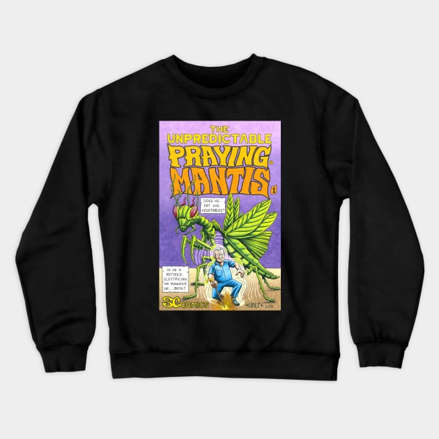 Praying Mantis comic cover Crewneck Sweatshirt by Stolencheese